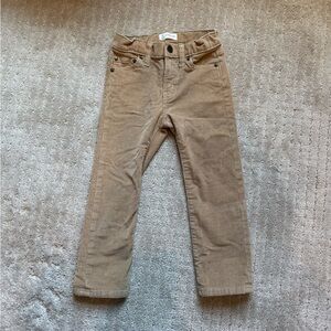 Like New J. Crew Factory Boys 3T Khaki Corduroy Pants